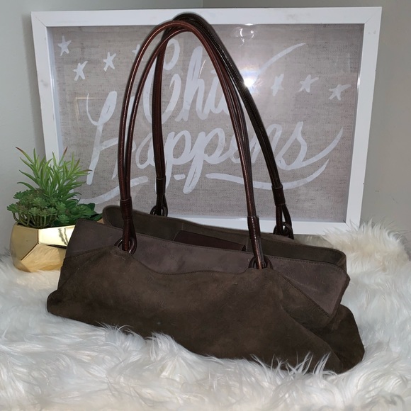 ralph lauren suede purse